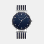 Obaku Round Blue Analog watch