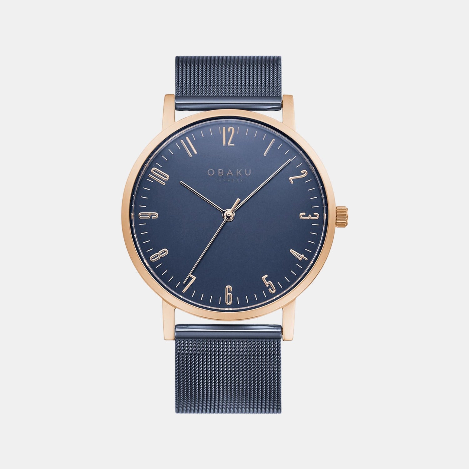 Obaku Round Blue Analog watch