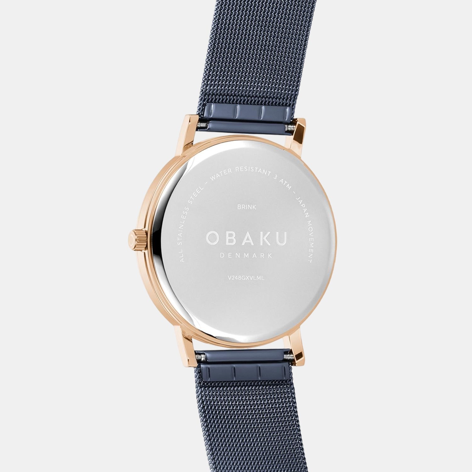 Obaku Men Round Blue watch