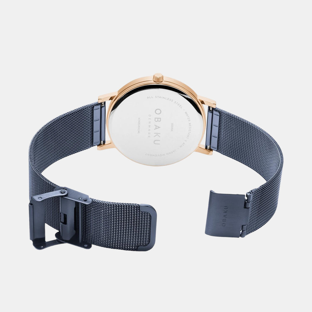 Obaku Stainless Steel Round watch