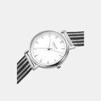 Obaku Women Round White watch