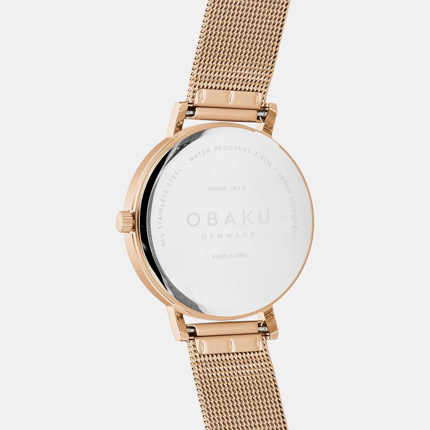 Obaku Stainless Steel Round watch