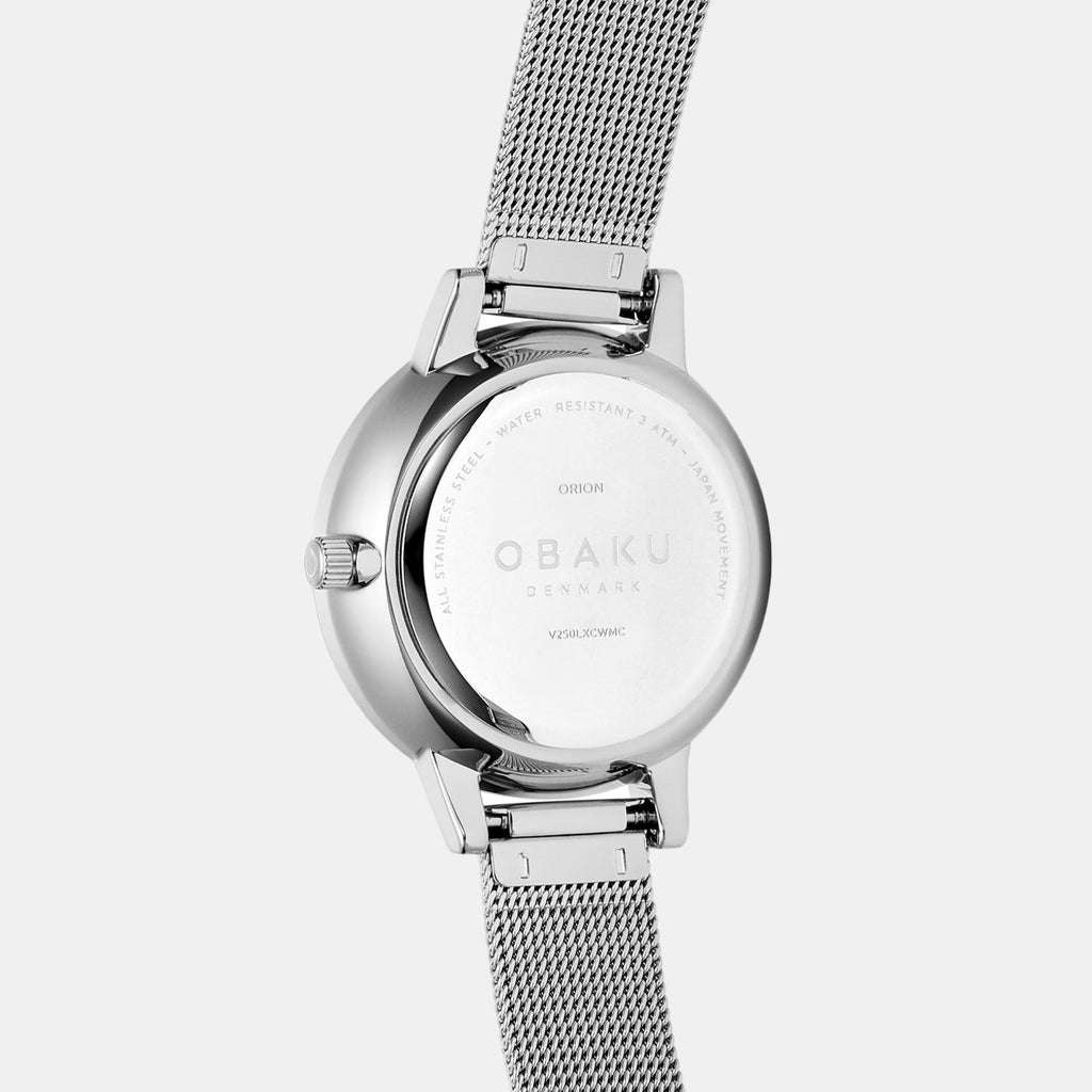 Obaku Women Round White watch