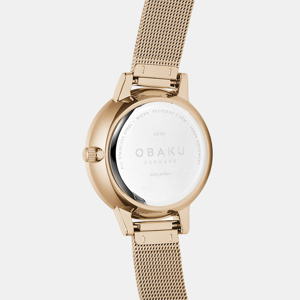Obaku Stainless Steel Round watch