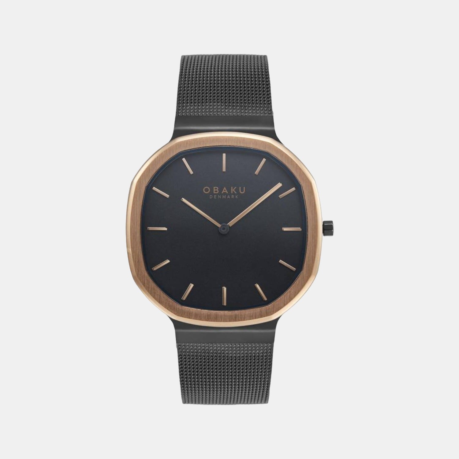 Obaku Asymmetrical Black Analog watch