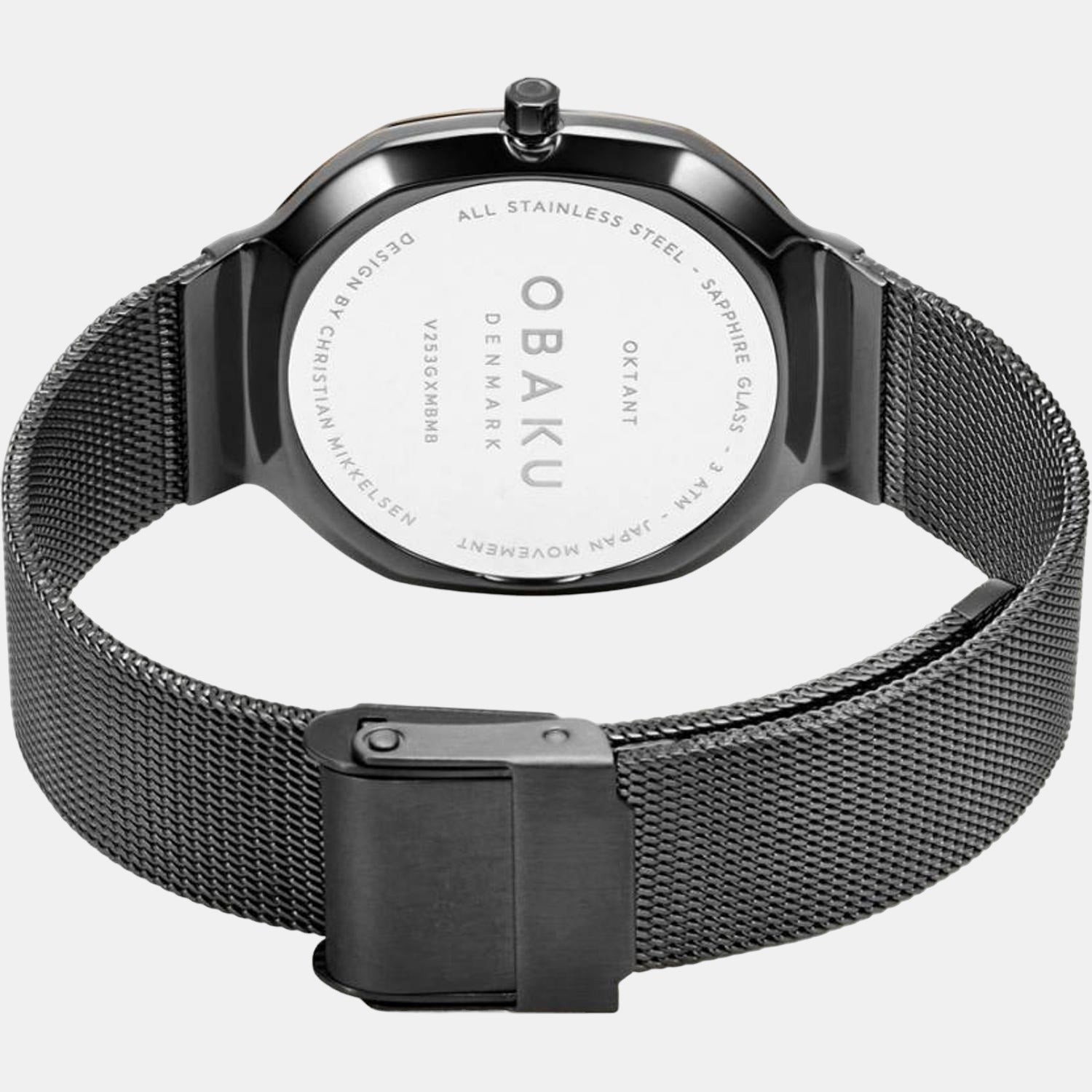 Obaku Stainless Steel Asymmetrical watch