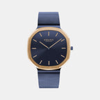 Obaku Asymmetrical Blue Analog watch
