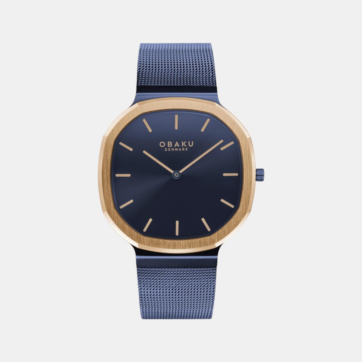 Obaku Asymmetrical Blue Analog watch
