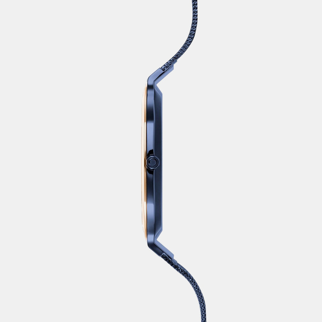 Obaku Men Asymmetrical Blue watch