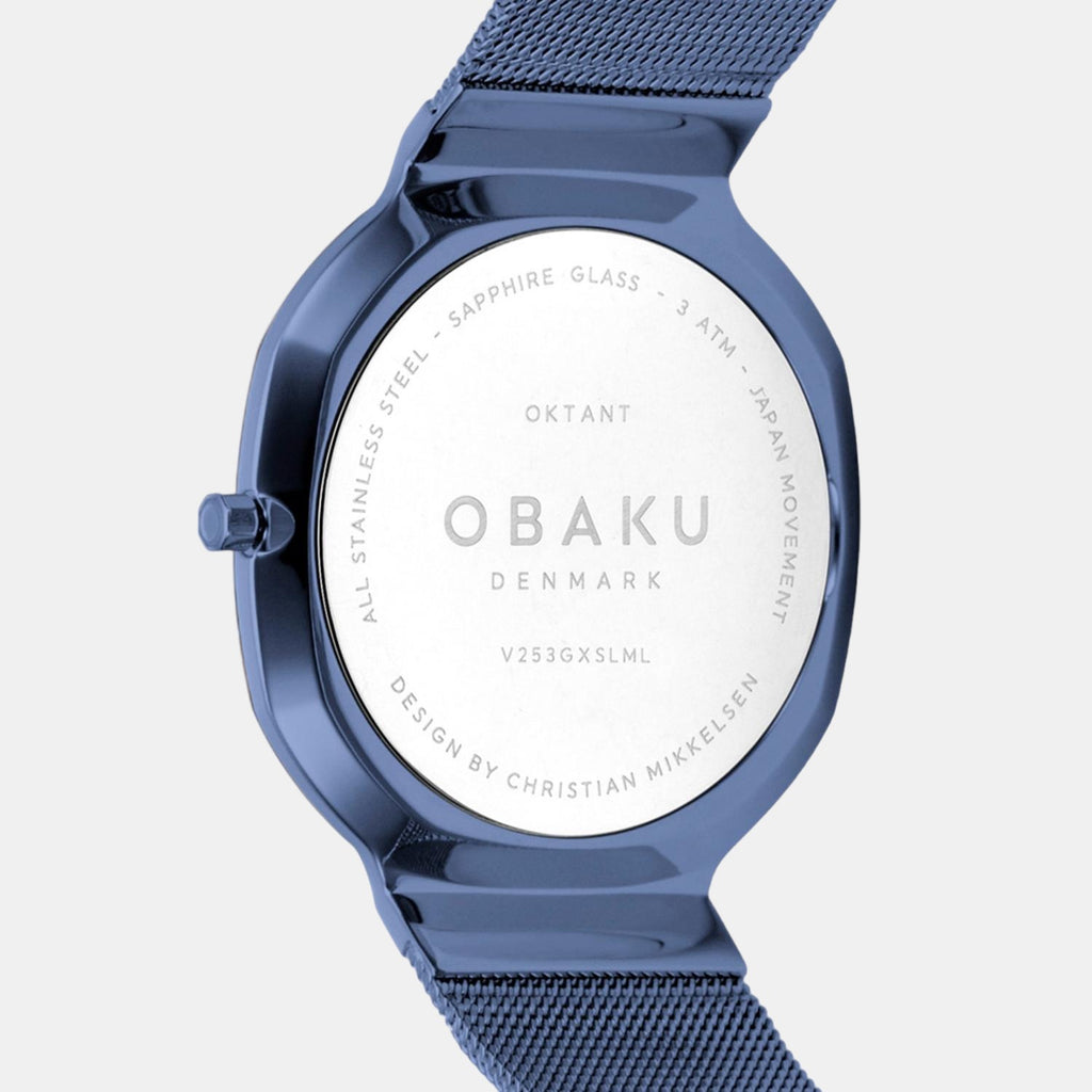 Obaku Stainless Steel Blue watch