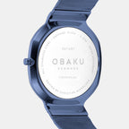Obaku Stainless Steel Blue watch