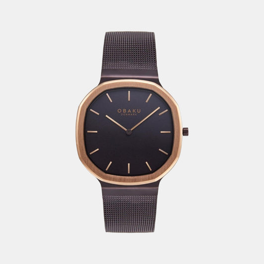 obaku-stainless-steel-brown-analog-male-watch-v253gxxnmn