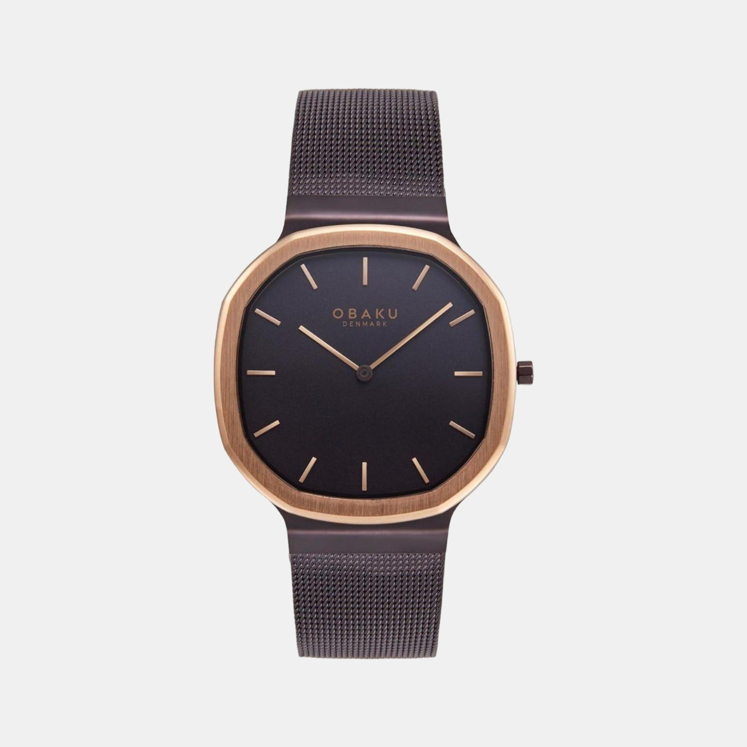 Obaku Asymmetrical Brown Analog watch