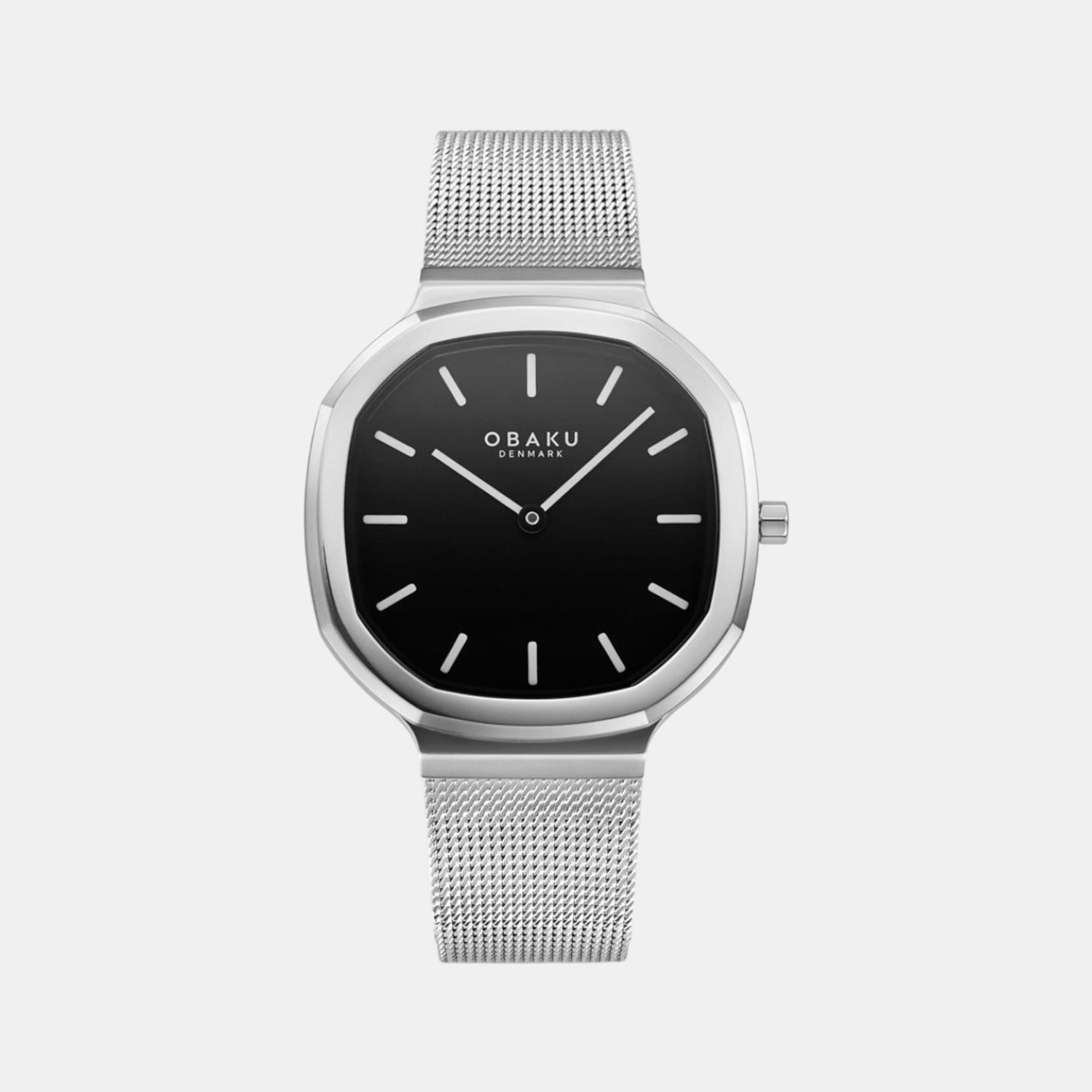 Female Black Analog Stainless Steel Watch V253LXCBMC