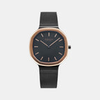Obaku Asymmetrical Black Analog watch