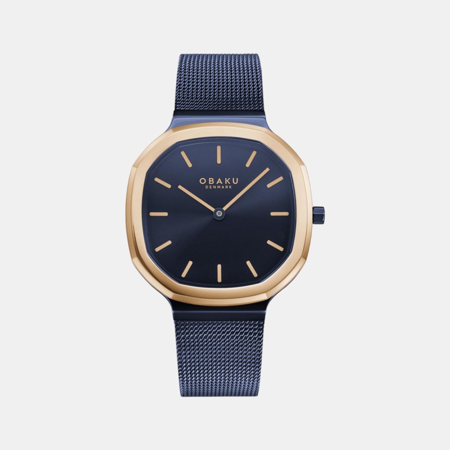 Obaku Asymmetrical Blue Analog watch