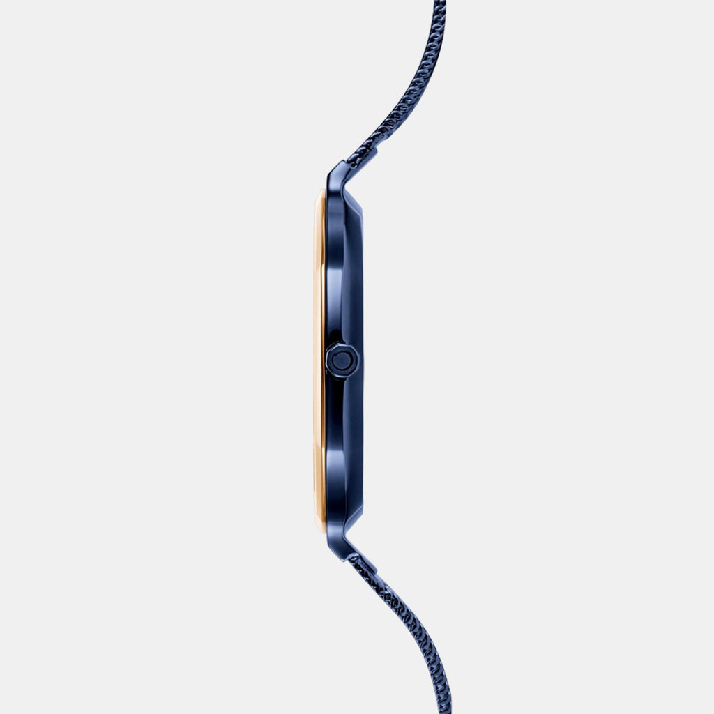 Obaku Women Asymmetrical Blue watch