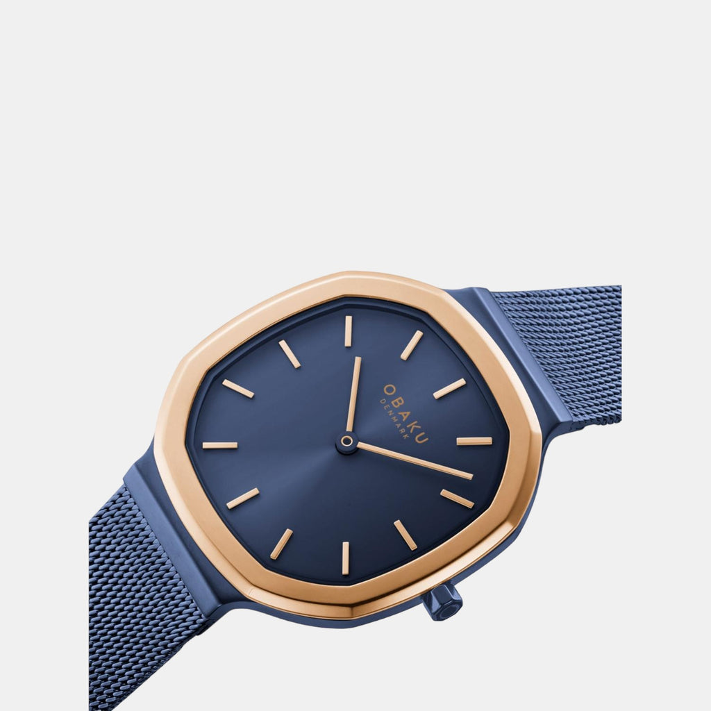Obaku Stainless Steel Asymmetrical watch