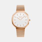 Obaku Asymmetrical White Analog watch