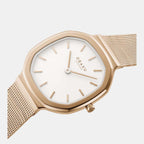Obaku Women Asymmetrical White watch
