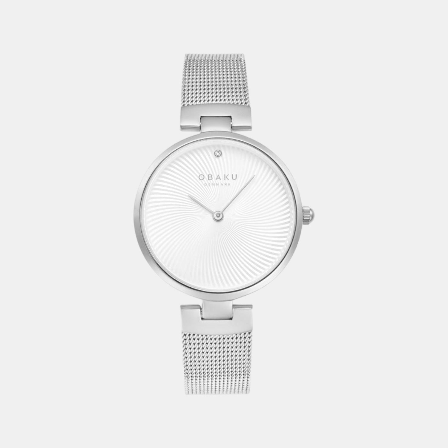 Female White Analog Stainless Steel Watch V256LXCIMC
