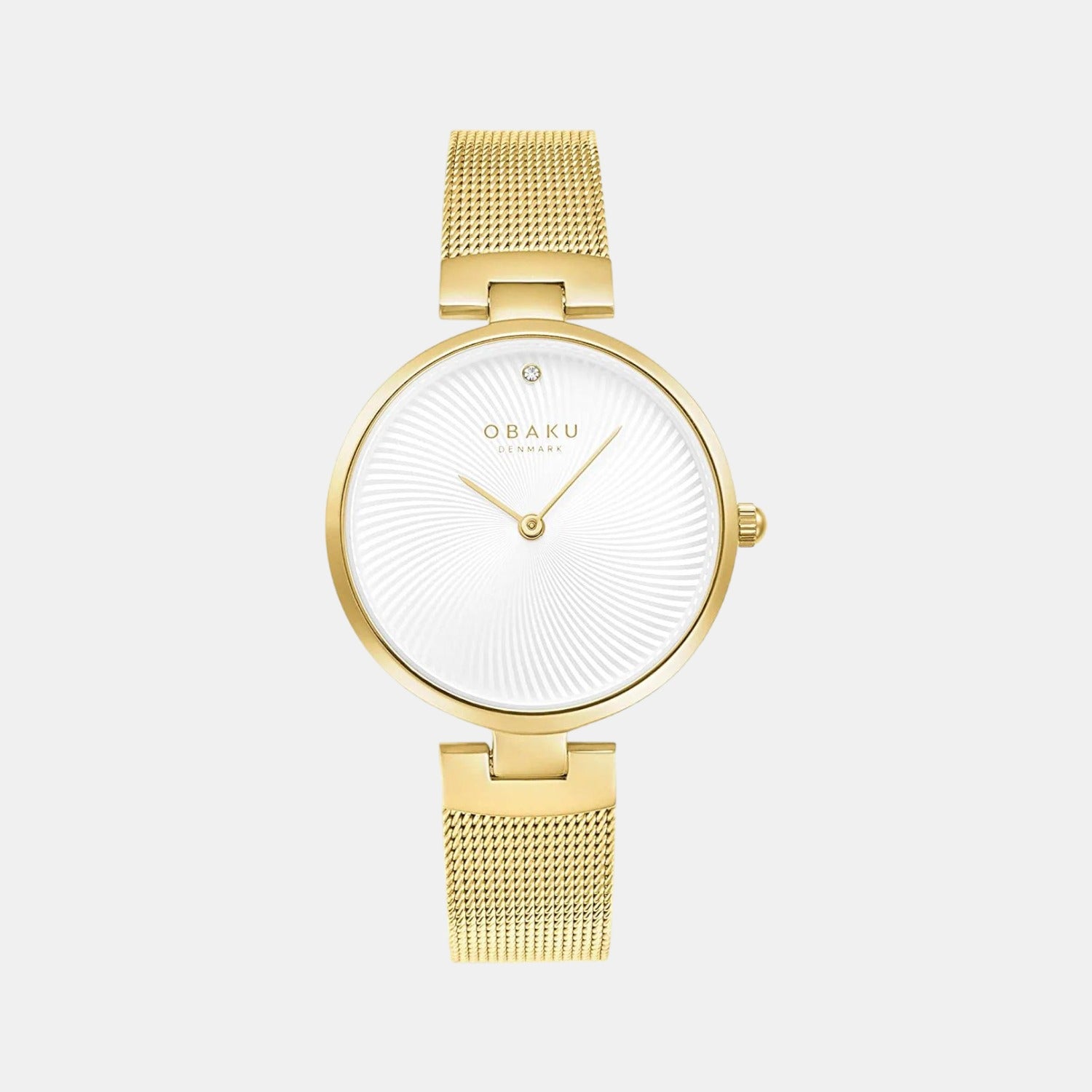 Obaku Round White Analog watch