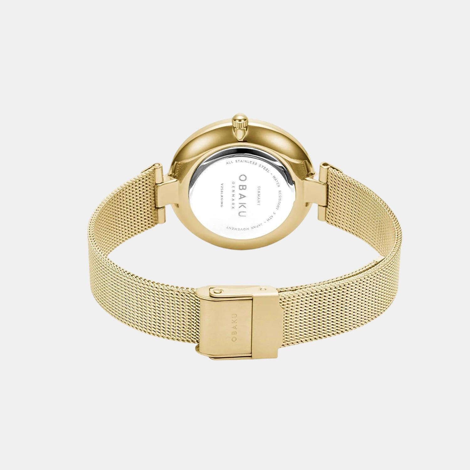 Obaku Stainless Steel Round watch