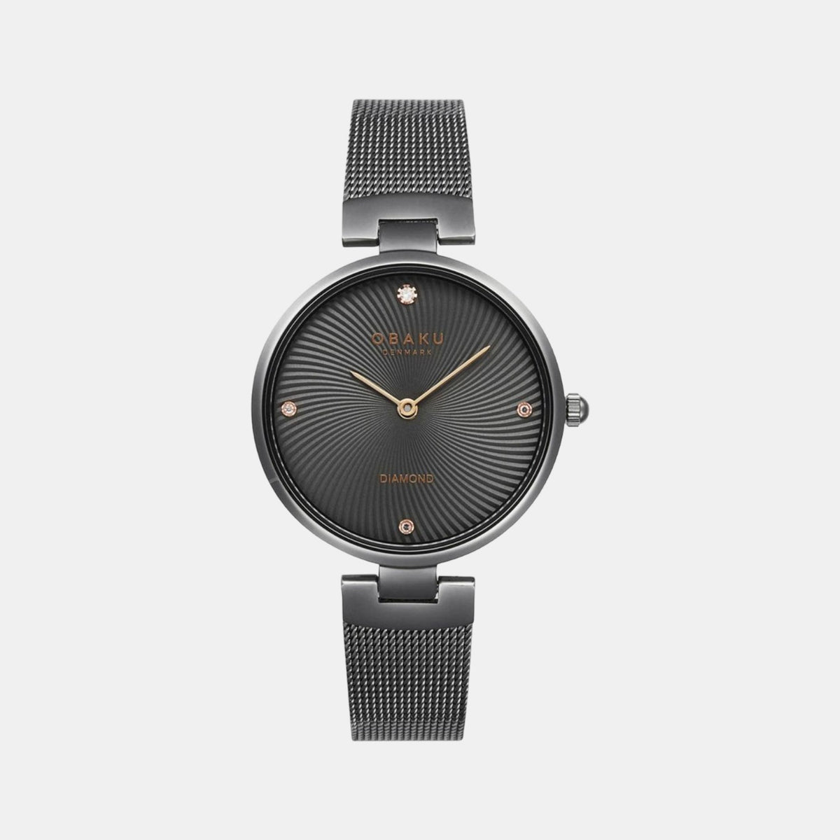 Obaku Round Grey Analog watch