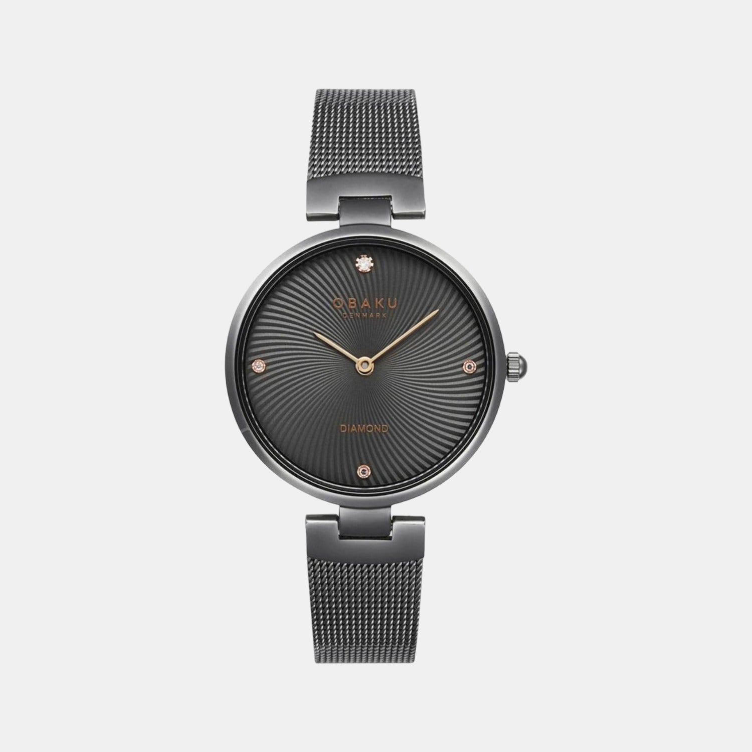 Obaku Round Grey Analog watch