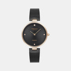 Obaku Round Black Analog watch