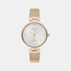 Obaku Round Silver Analog watch