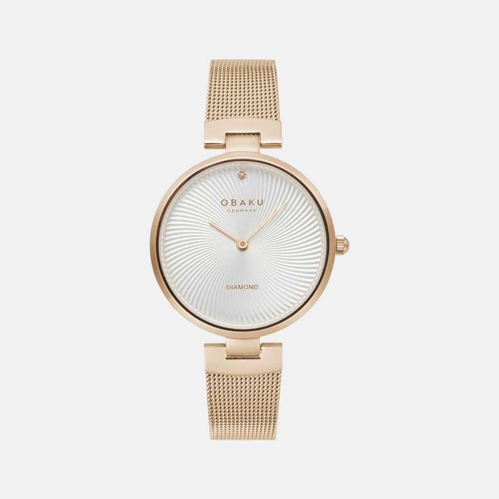 Obaku Round White Analog watch