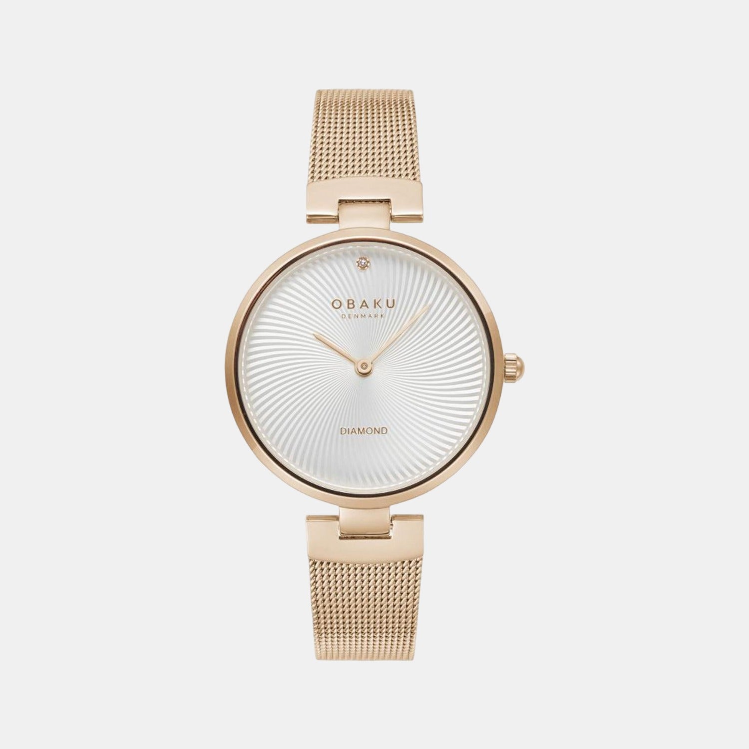 Obaku Round White Analog watch