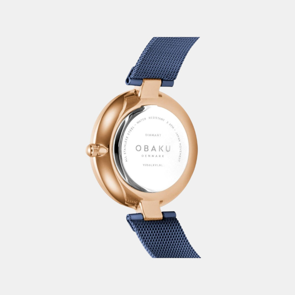 Obaku Stainless Steel Round watch