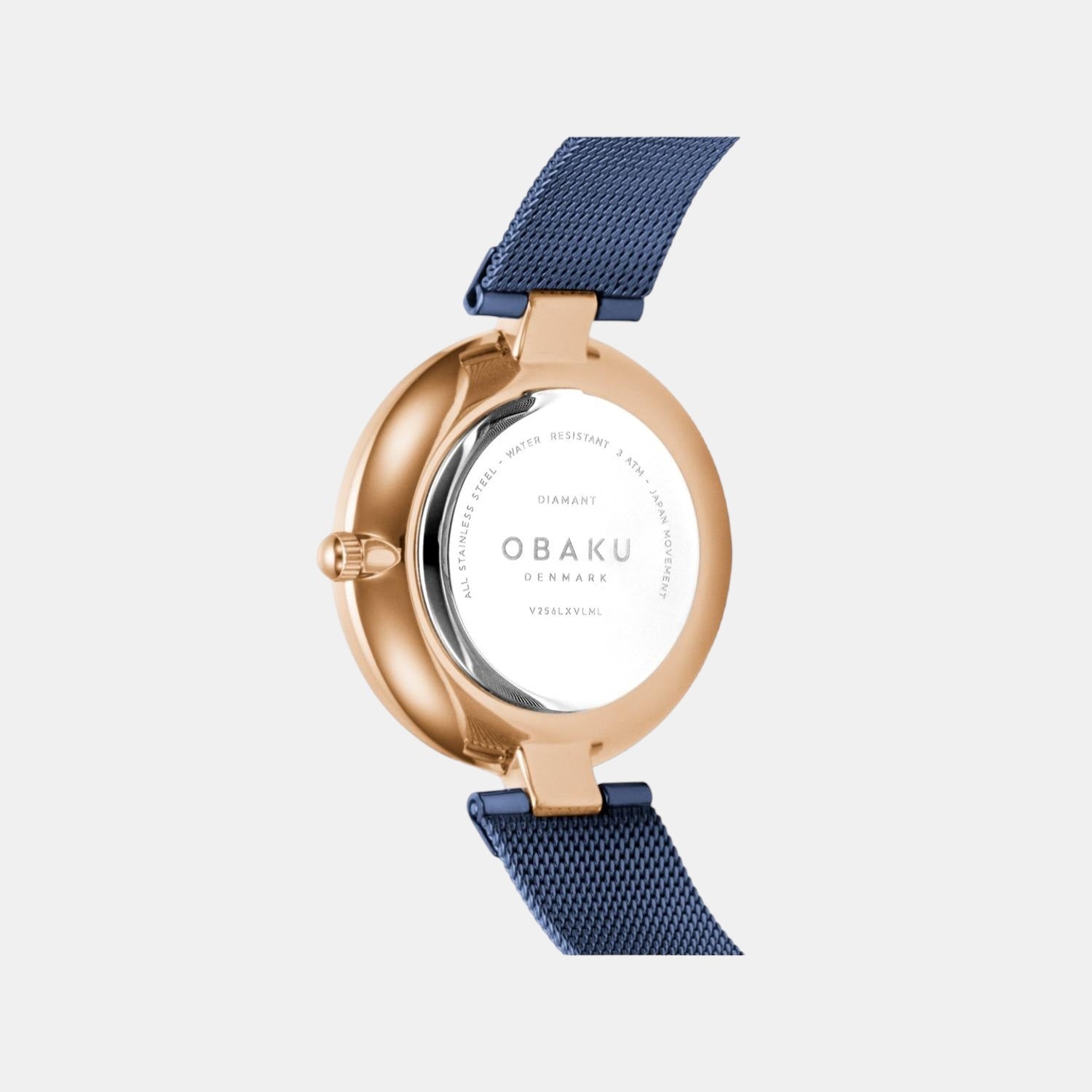 Obaku Stainless Steel Round watch