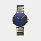 Obaku Round Blue Analog watch