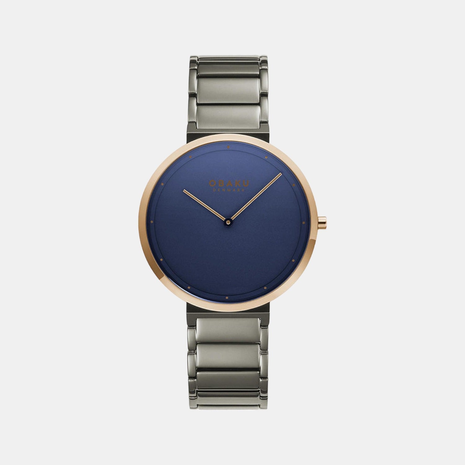 Obaku Round Blue Analog watch