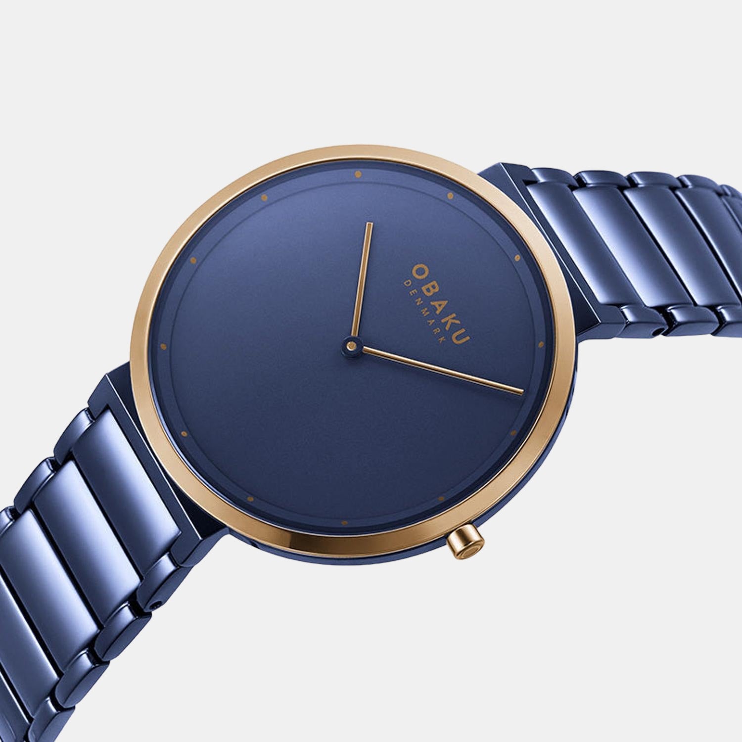 Obaku Stainless Steel Round watch