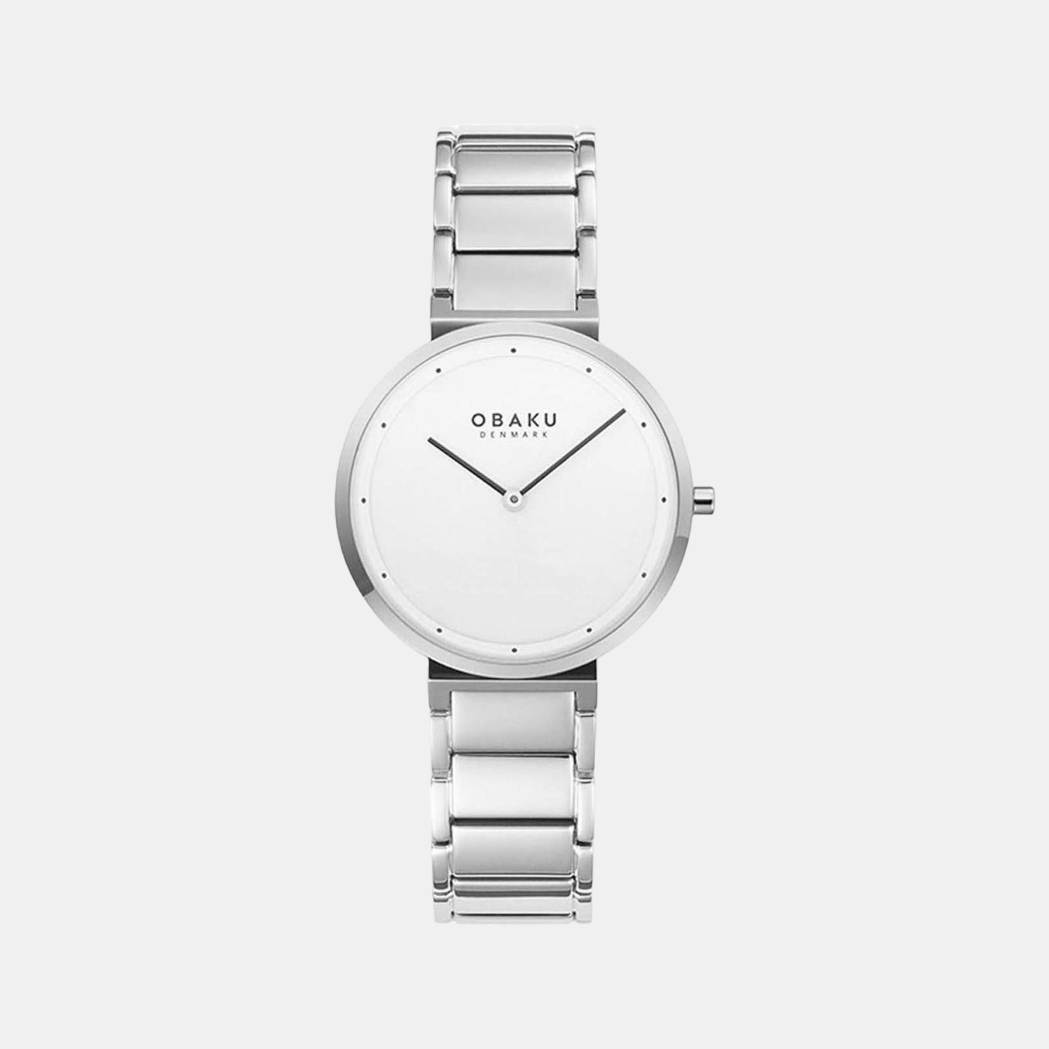 Obaku Round White Analog watch