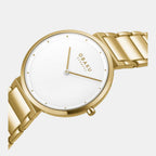 Obaku Women Round White watch