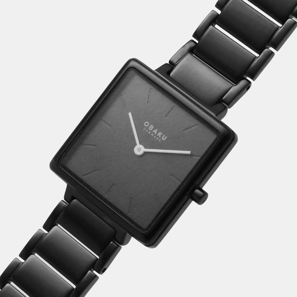 Obaku 40 mm Black Quartz watch