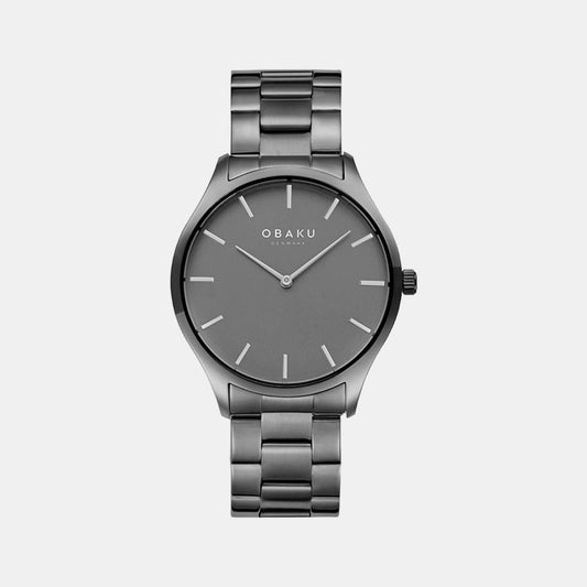 Male Grey Analog Stainless Steel Watch V260GXUUSU