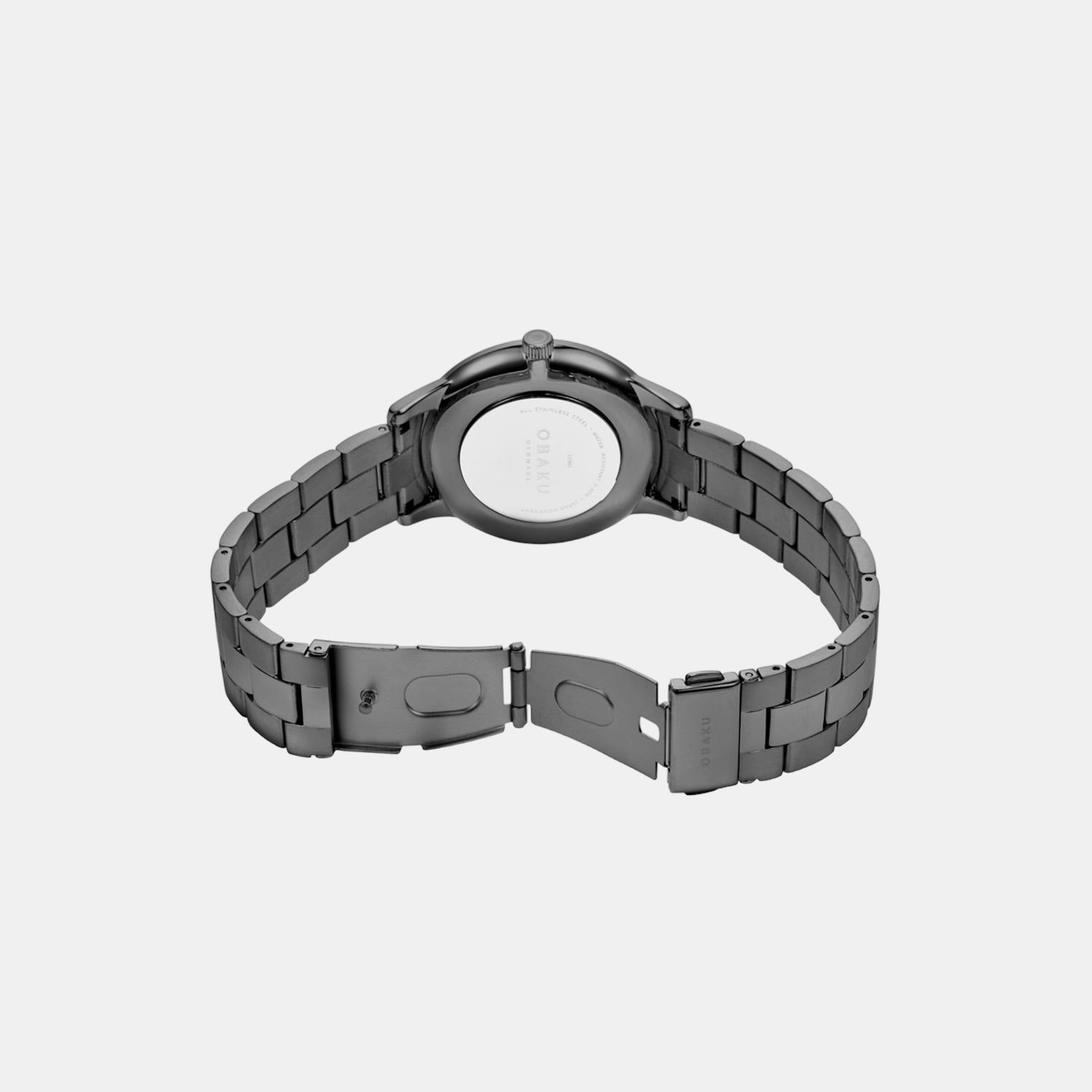 Obaku Stainless Steel Round watch