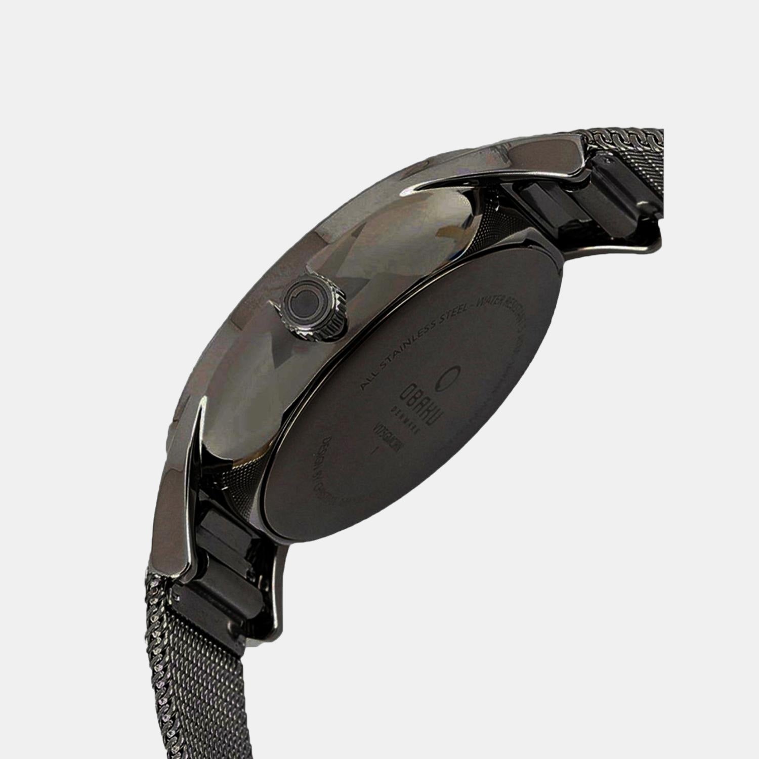 Obaku Women Round Black watch