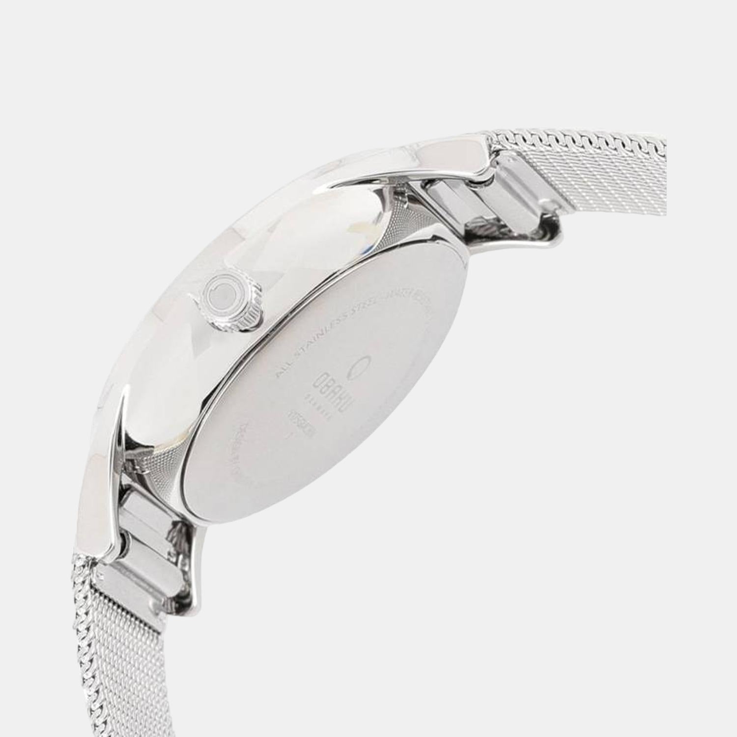 Obaku Women Round White watch