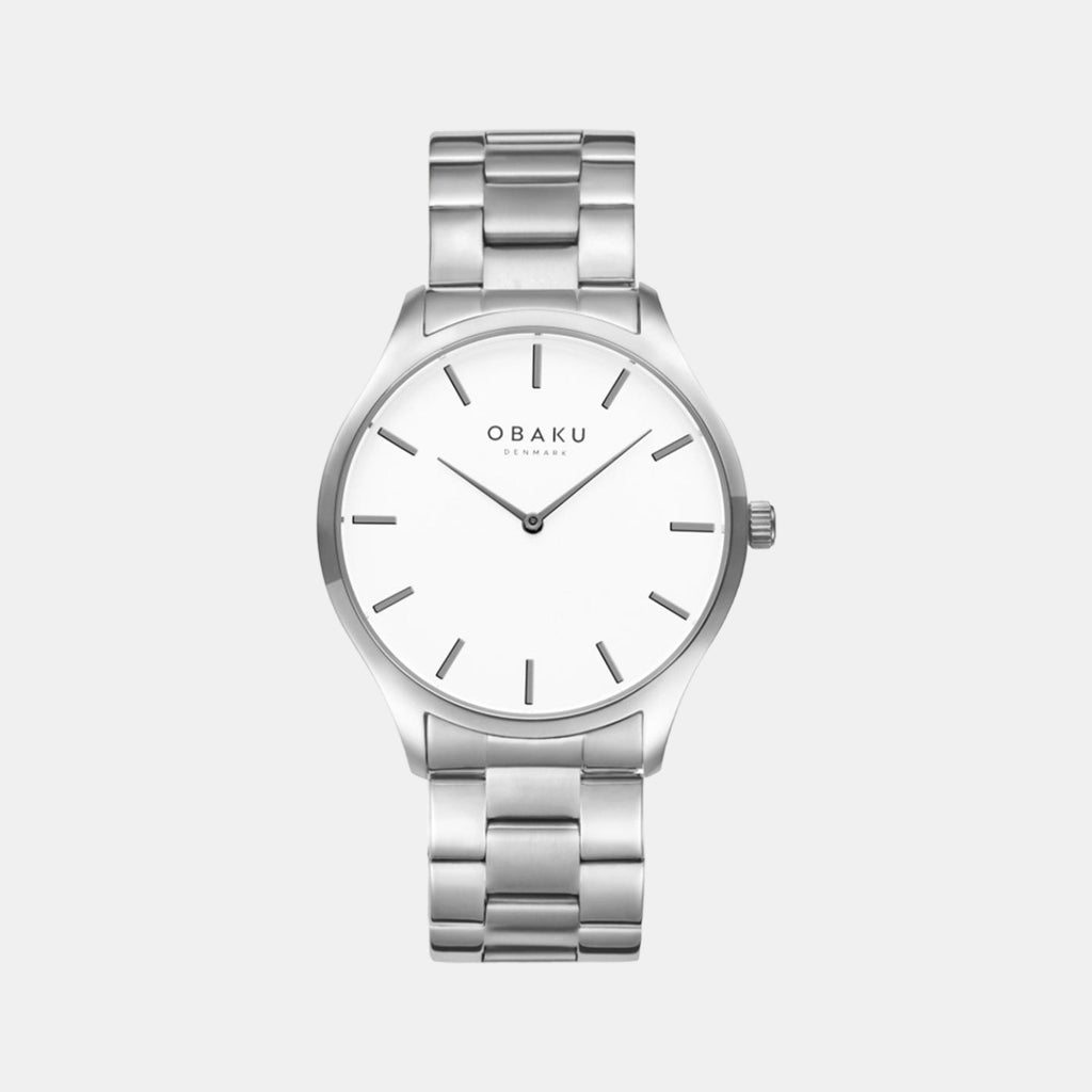 Obaku Round White Analog watch