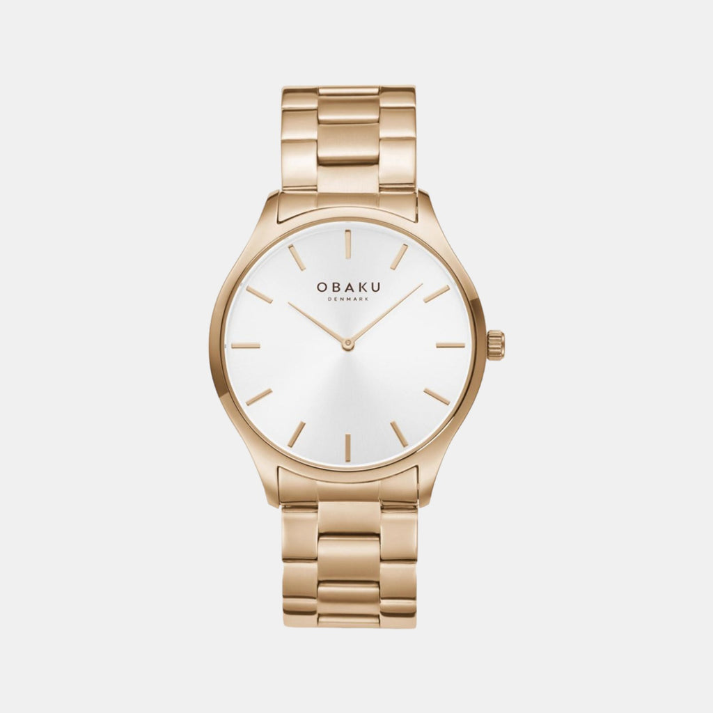 Obaku Round White Analog watch