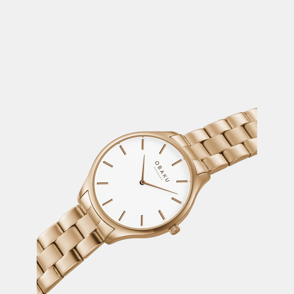 Obaku Stainless Steel Round watch