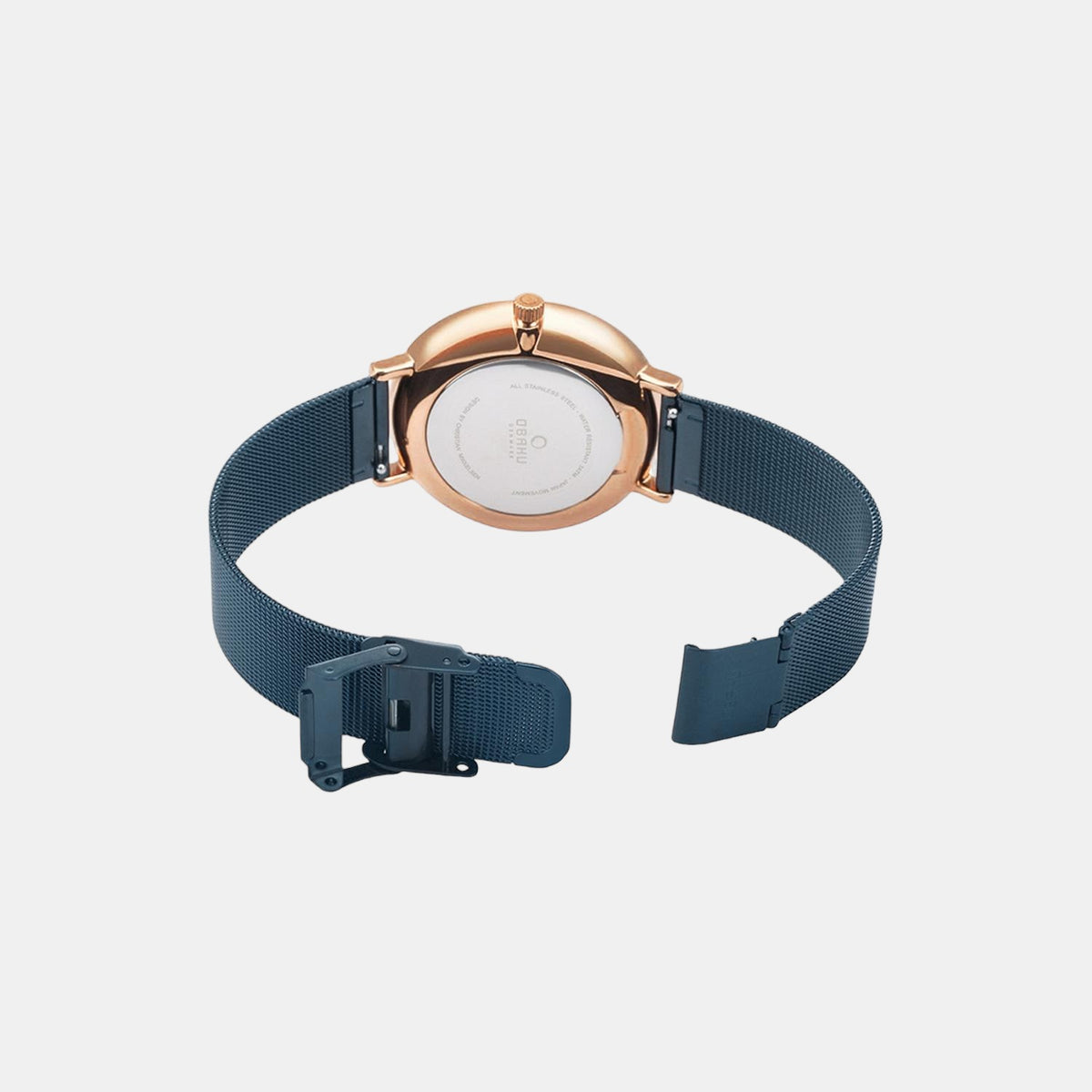 Obaku Stainless Steel Round watch
