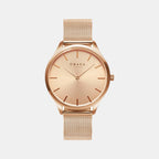 Obaku Round Rose Gold Analog watch